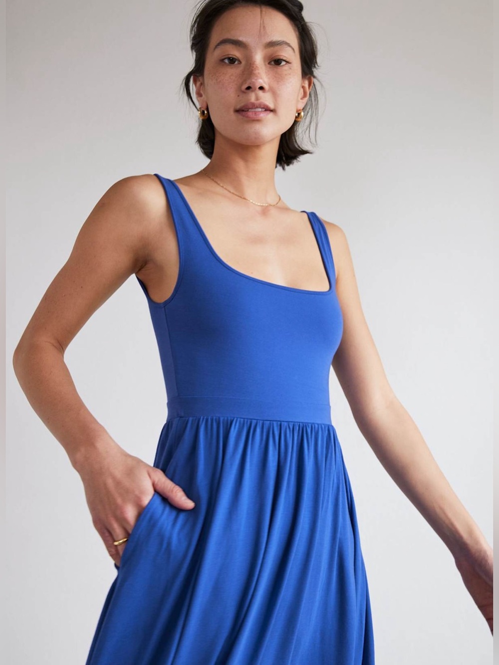 Aritzia Wilfred Market Midi Dress - Summer night Women’s size XS - Picture 3 of 13